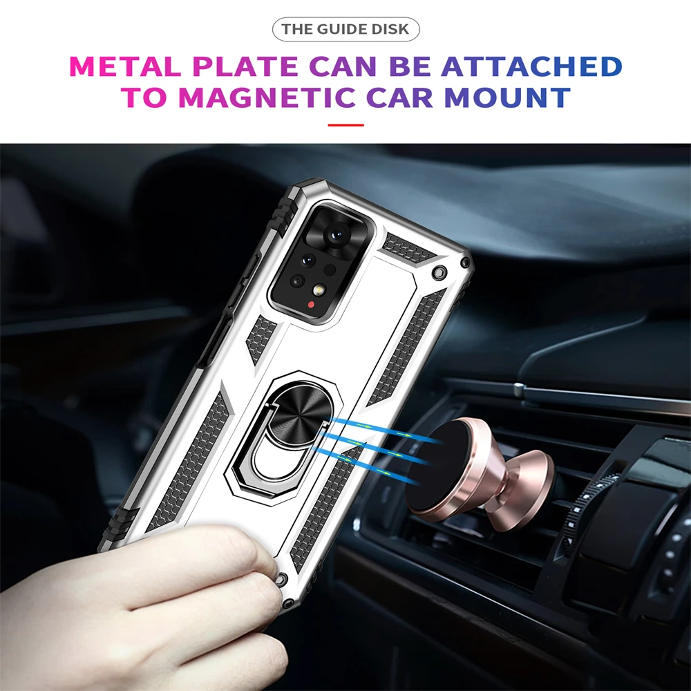 ShockProof Armor Case Coque For Xiaomi Redmi Note 11 10 9 8 Pro 10C 7 10S 11S 9C 9A NFC 10A Anti Shock Magnet Shell Case_voghion.com