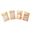 Journamm 30pcs/pack Vintage Style Craft Paper DIY Scrapbooking Materials Decor Junk Journal School Marking Stationery Memo Paper 6