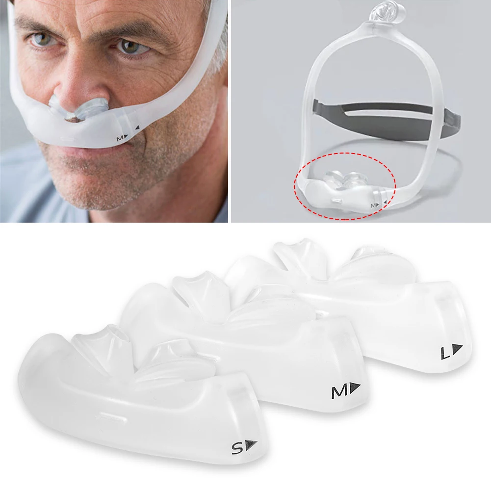 DreamWear - Set Da 3 Cuscini Nasali In Silicio, Misura Piccola, Ricambio Originale - 4