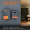 PowMr 6.2KW 4.2KW Hybrid Inversor With 120A MPPT Solar Charger Controller DC 24V 48V To 230V AC Pure Sine Wave On-Grid Inverter 5