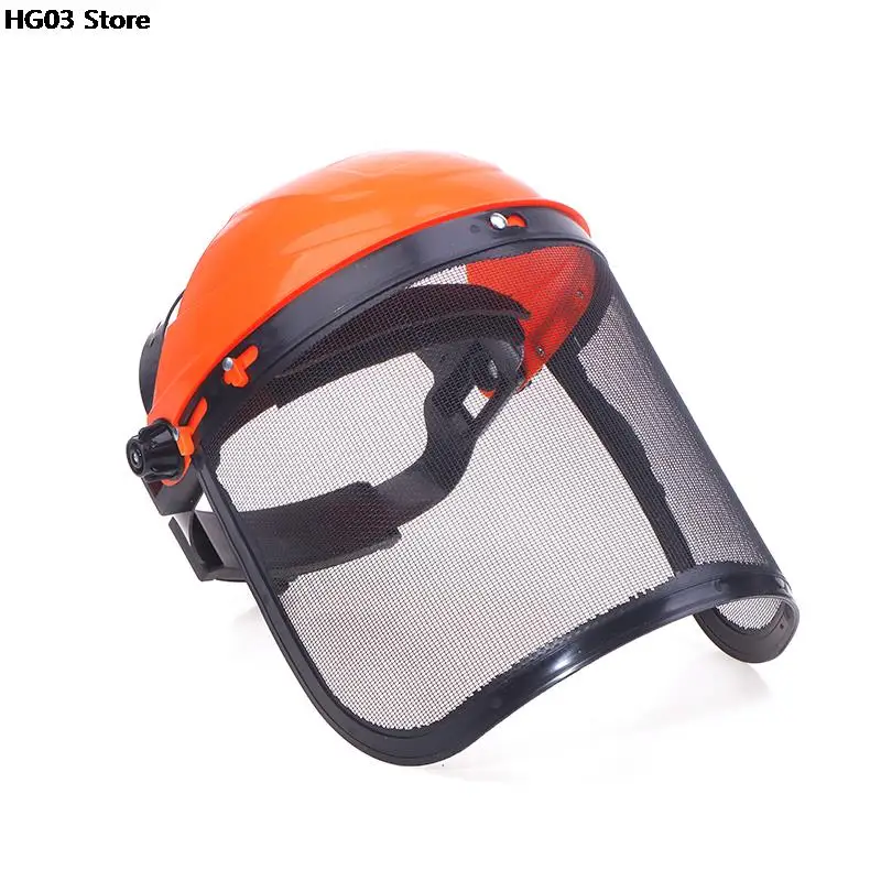 thumbnail image 2 of Safety Helmet With Mesh Visor For Logging & Brush Cutting - Forestry Protection Helmet With Face Shield 2 of 12