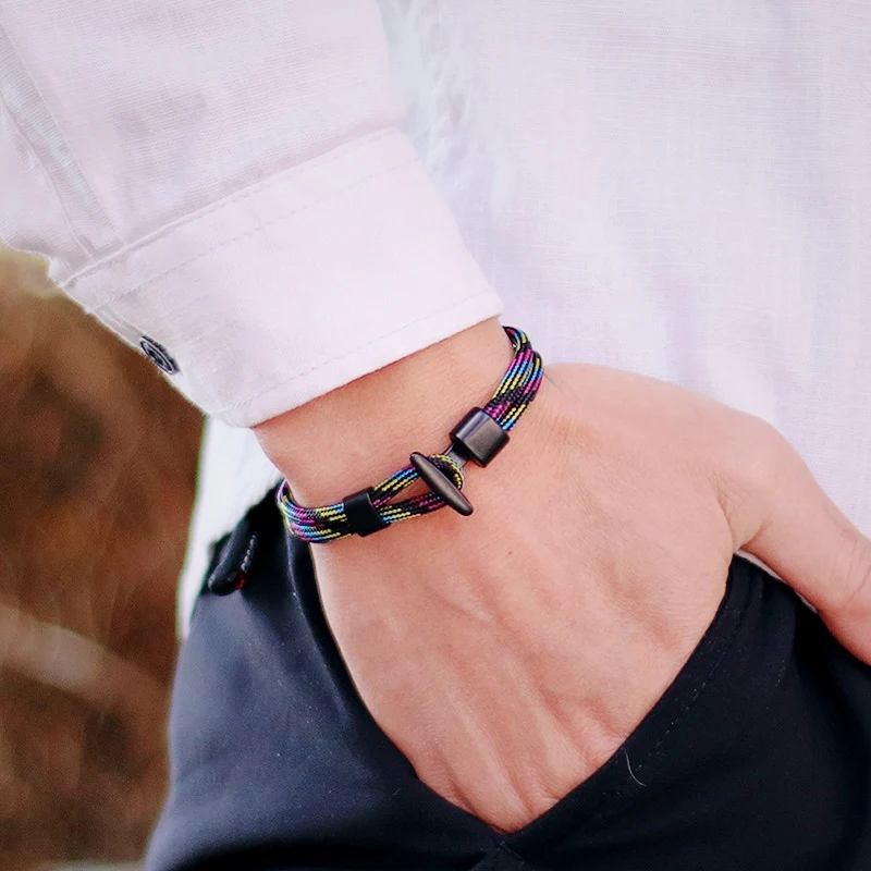 Paracord Viking Pirate Bracelet for Men