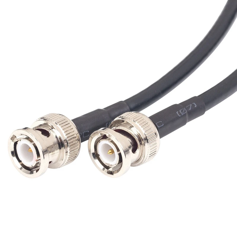 프로모션 BNC 익스텐션 케이블 RG-58 BNC 수-BNC 수 동축 케이블, Rg58a/U 50Ohm RF 어댑터 익스텐션 케이블