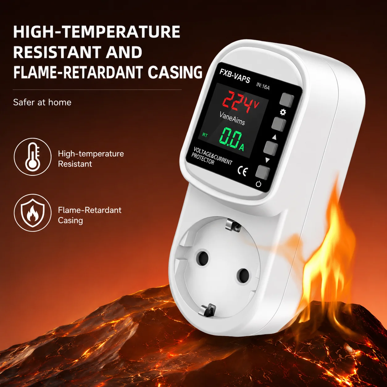 Universal Adjustable Voltage Protection Socket