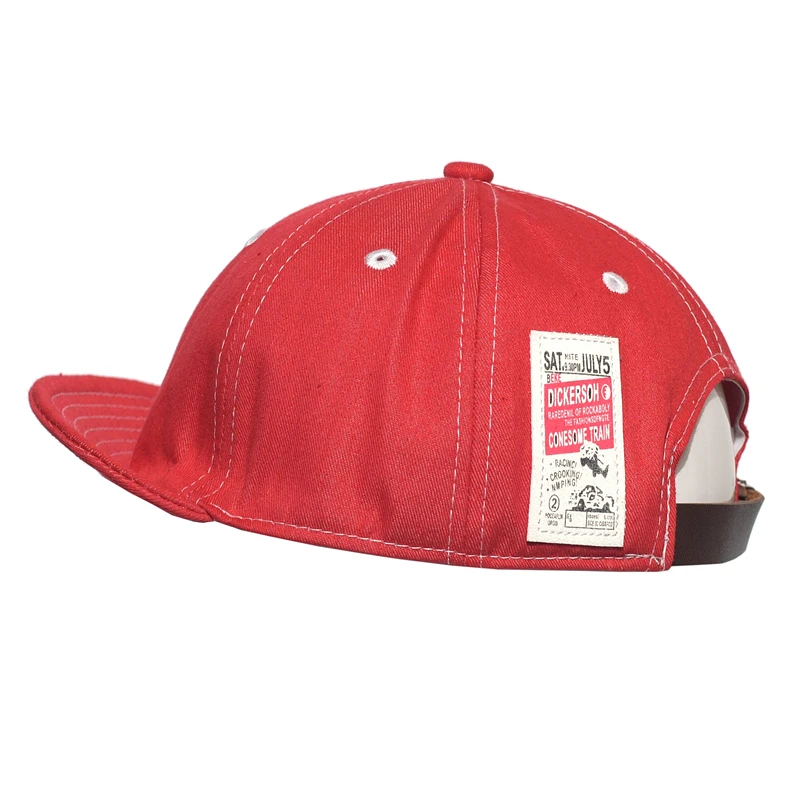 Four Seasons Fashion Short Brim Denim Baseball Cap Men Women Dad Hat Adjustable Trucker Style Low Profile Caps 4