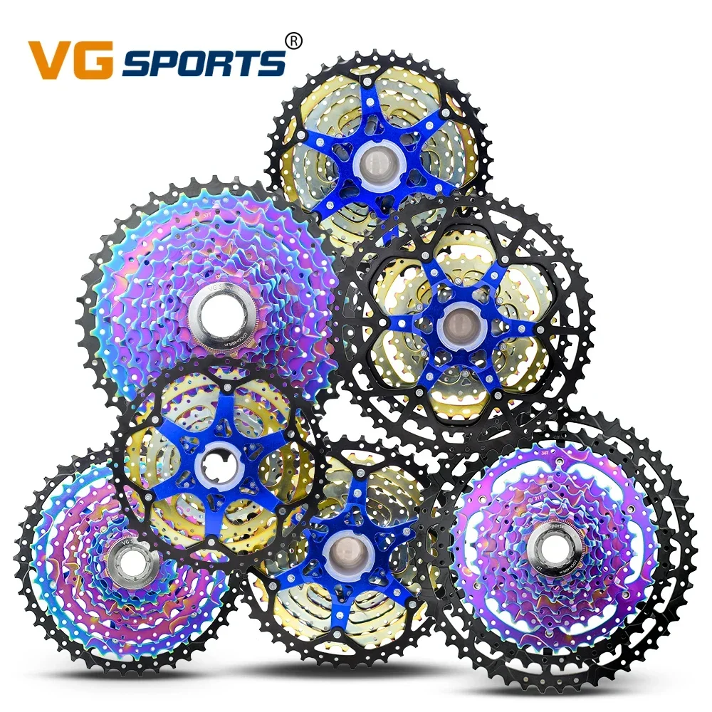 

MTB 10 Speed Cassette Freewheel 11-32T 36T 40T 42T 46T 50T 10V Bicycle Freewheel Sprocket Rainbow Mountain Bike Parts