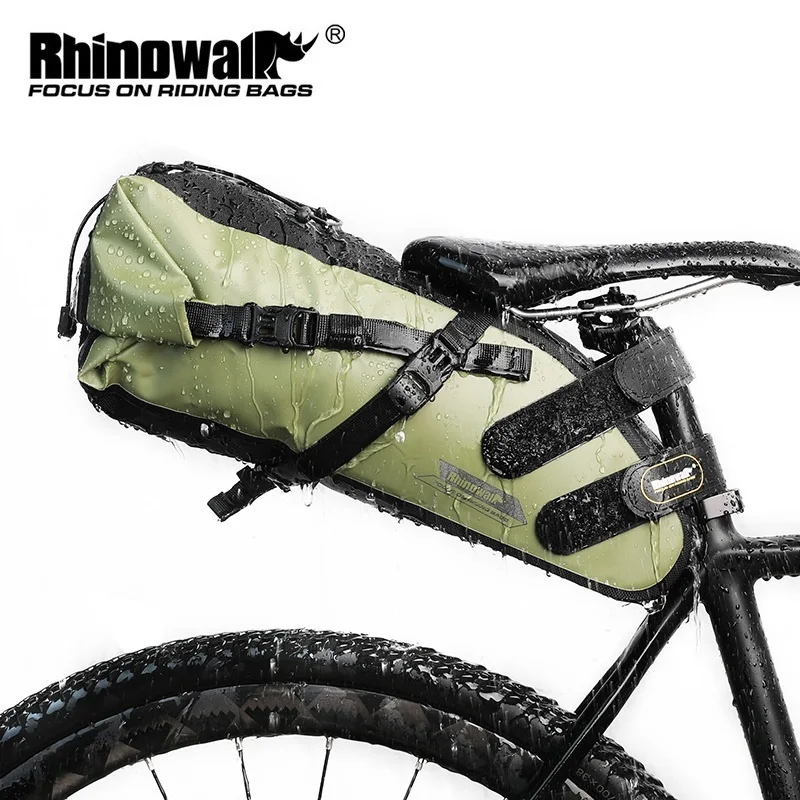 

Rhinowalk Bicycle Saddle Bag Cycling Foldable Tail Rear Bag Waterproof Foldable MTB Road Bike Trunk Pannier Bag 5L/10L/13L