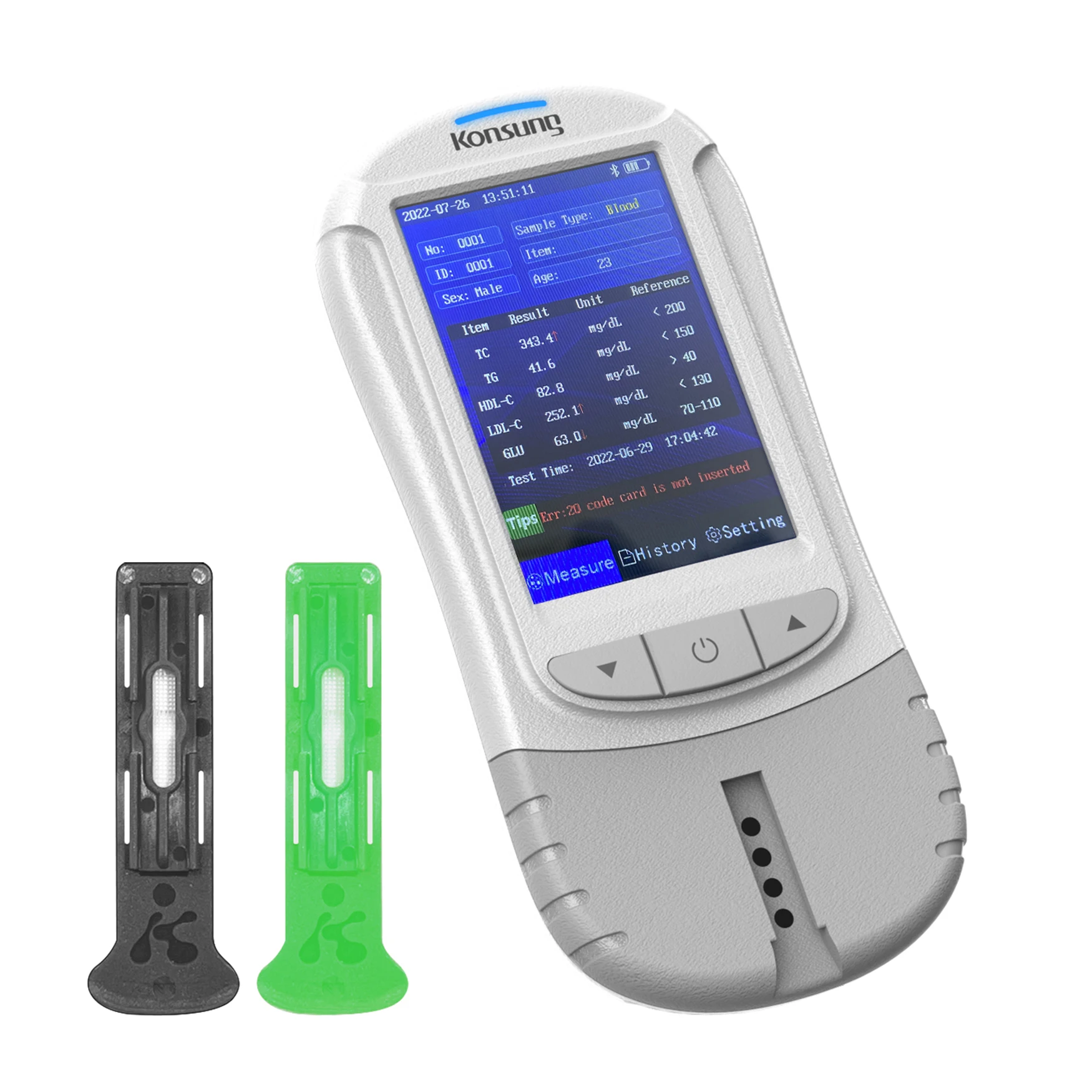 Konsung6In1MultiFunctionTotalCholesterolTesterUricAcid