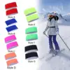 2 Pcs Ski Straps Adjustable Snowboard Carrier Strap Ski Fixing Wraps Ski Wraps Ties Fastener Straps for Carrying Ski Gear 1