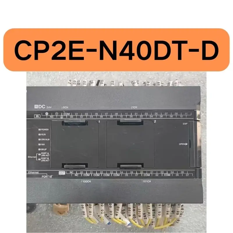 

The second-hand CP2E-N40DT-D PLC controller tested OK and its function is intact