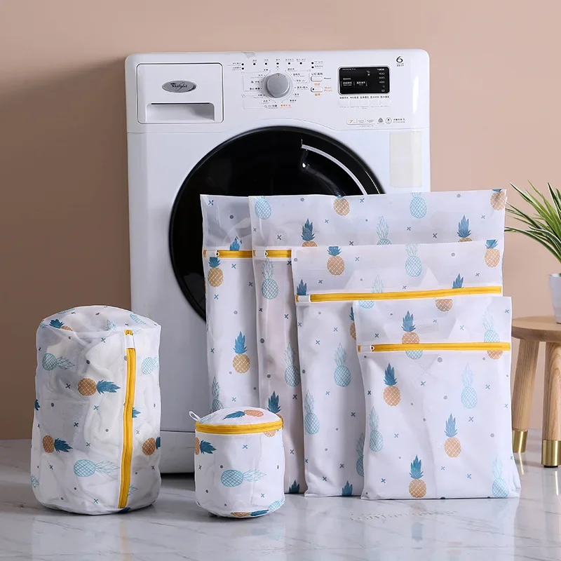 6PCS/Set Laundry Bag Dirty Clothes Wash Mesh Bag Clothing Care Protection Washing Net Filter Bra Underwear Laundry Organizer 4