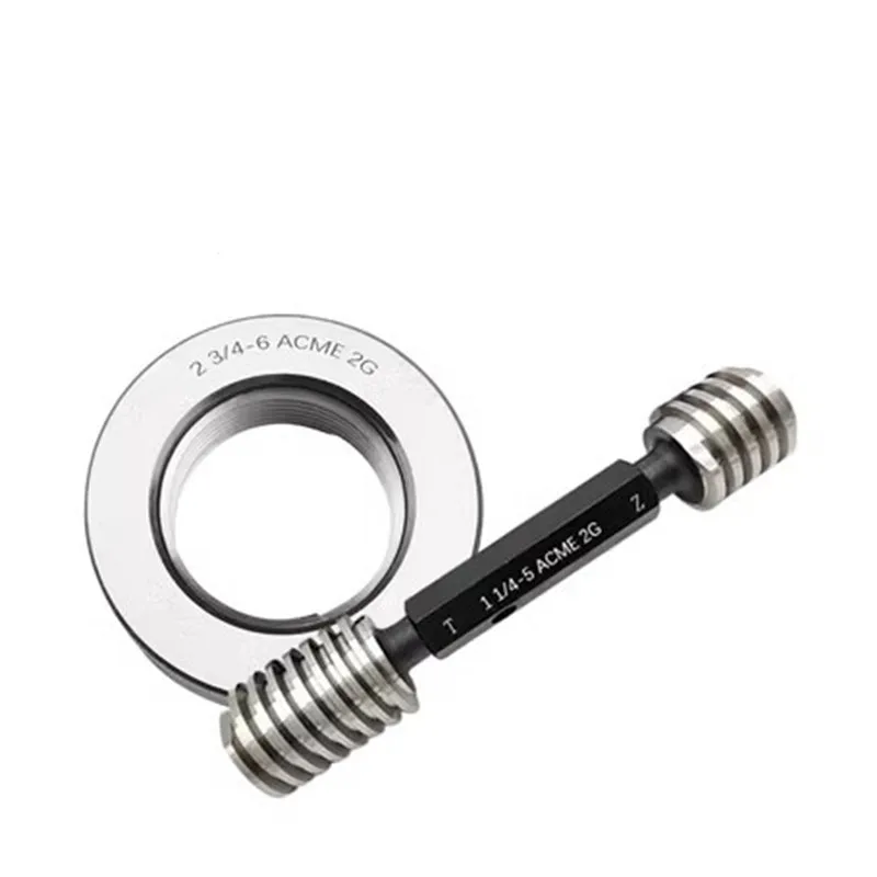 Stub Acme Thread Plug Ring Gauge 1/2-5-10-16 Acme Stub Lh 2G 0.5 ''Strumento Calibro Filettatura Vite Personalizza Go Nogo Geages