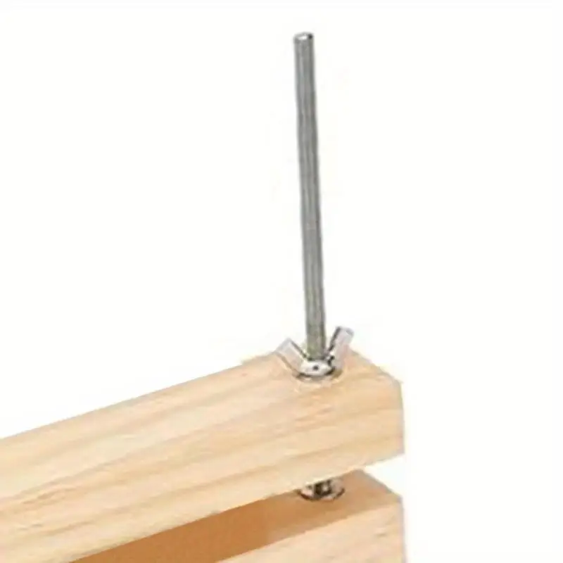 1set Wooden Book Press Multifunctional Portable Bookbinding Machine Home Binding Tool Set - 5