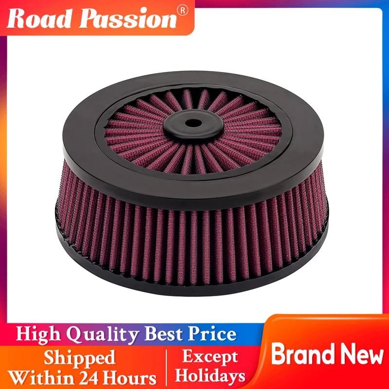 

Road Passion High Quality Motorcycle Accessories Air Filter Cleaner For Harley Dyna FXR FXDLS Softail Touring Trike Sportster