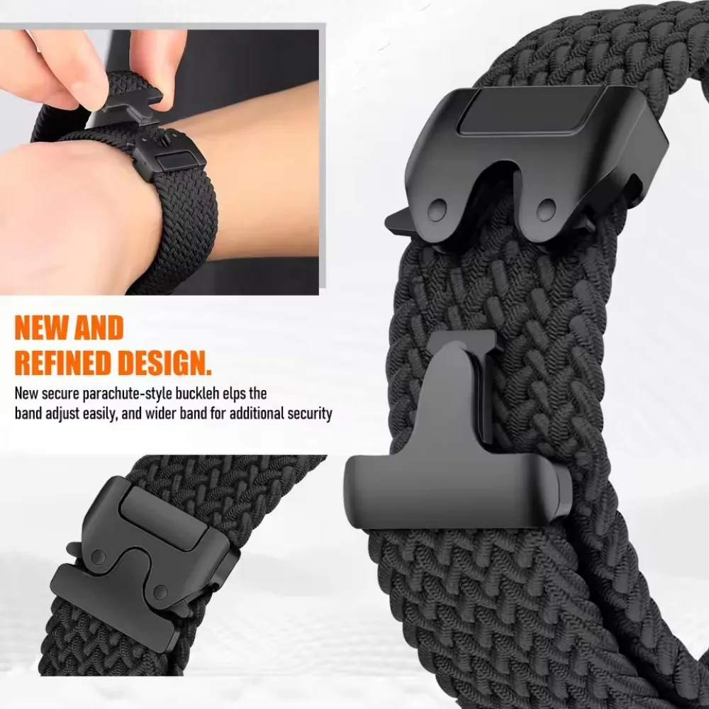 Breathable Parachute Nylon Braided Strap