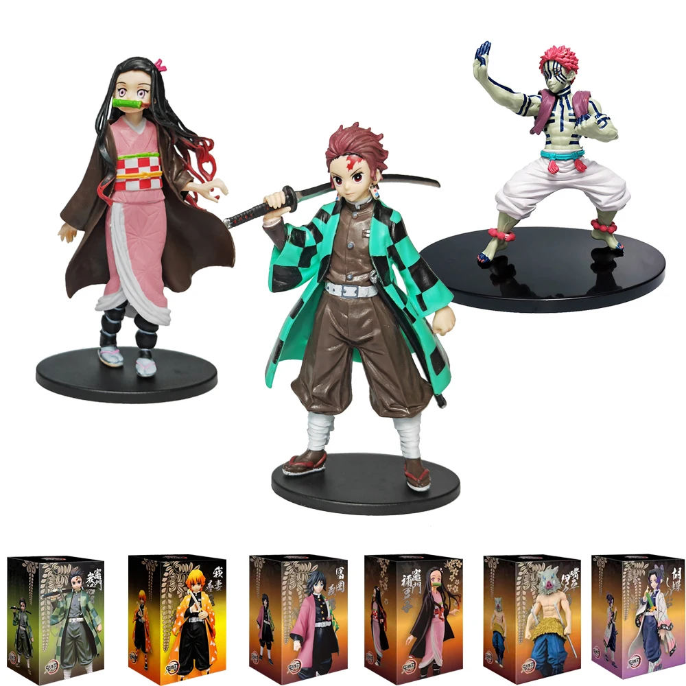Anime Kamado Tanjirou Nezuko Demon Slayer Figure Action