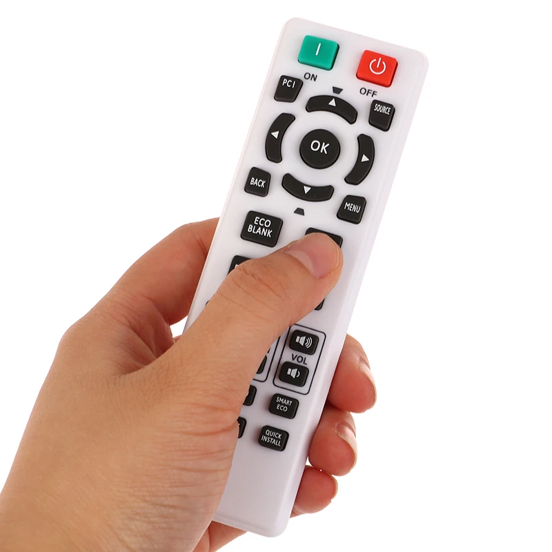 Replacement Remote Control For BenQ W5000 Projector - Compatible, No Programming Needed (White)