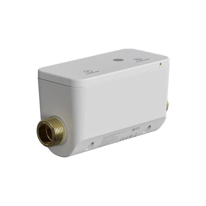 Smart Zigbee Water Valve and Automatic Shutoff Water Flow Rate Built in Recharge