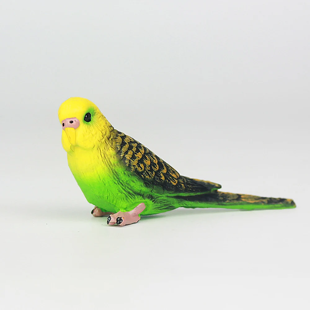 Creative Simulation Parrot Parakeet Miniature Landscape Ornament Animal Model Lawn Figurine Photography Props