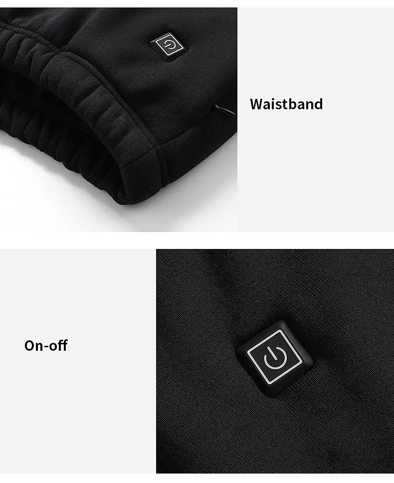 Heated Underwear Suit Winter Outdoor Thermal Heated Jacket Men Ski Suit USB Electric Heating Clothing Fleece Thermal Long Johns