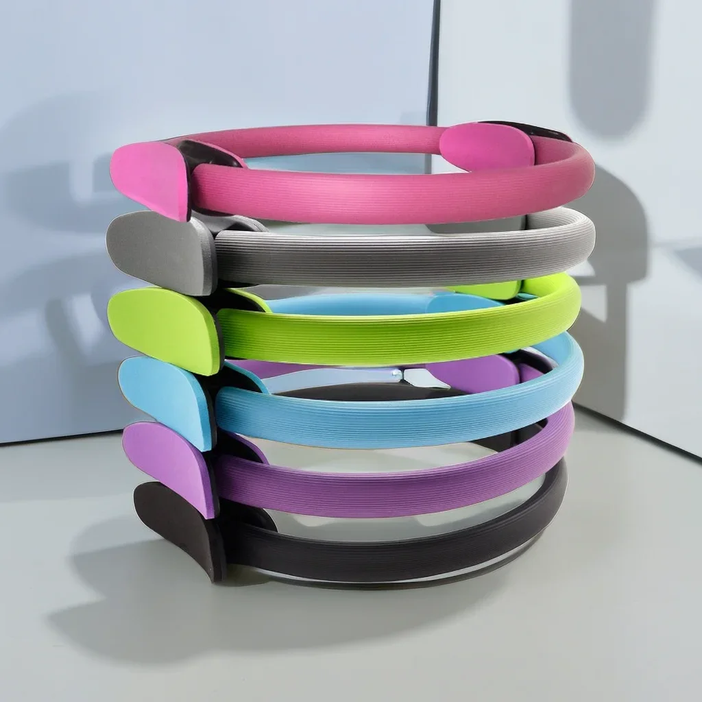Exercise Stretch Circle Fitness Magic Double Handle Yoga Pilates Ring_voghion.com