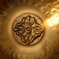 L9NB Nepal Tibetan Buddhist Bowl Set Pad Ring Mallet Meditation Singing Bowls for Home Bedroom Temple Yoga Studio Decoration 2
