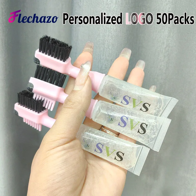 30 Stück Doppelkopf-Kantenbürsten & Wimpernpinsel – Für Haare, Babyhaare & Augenbrauen