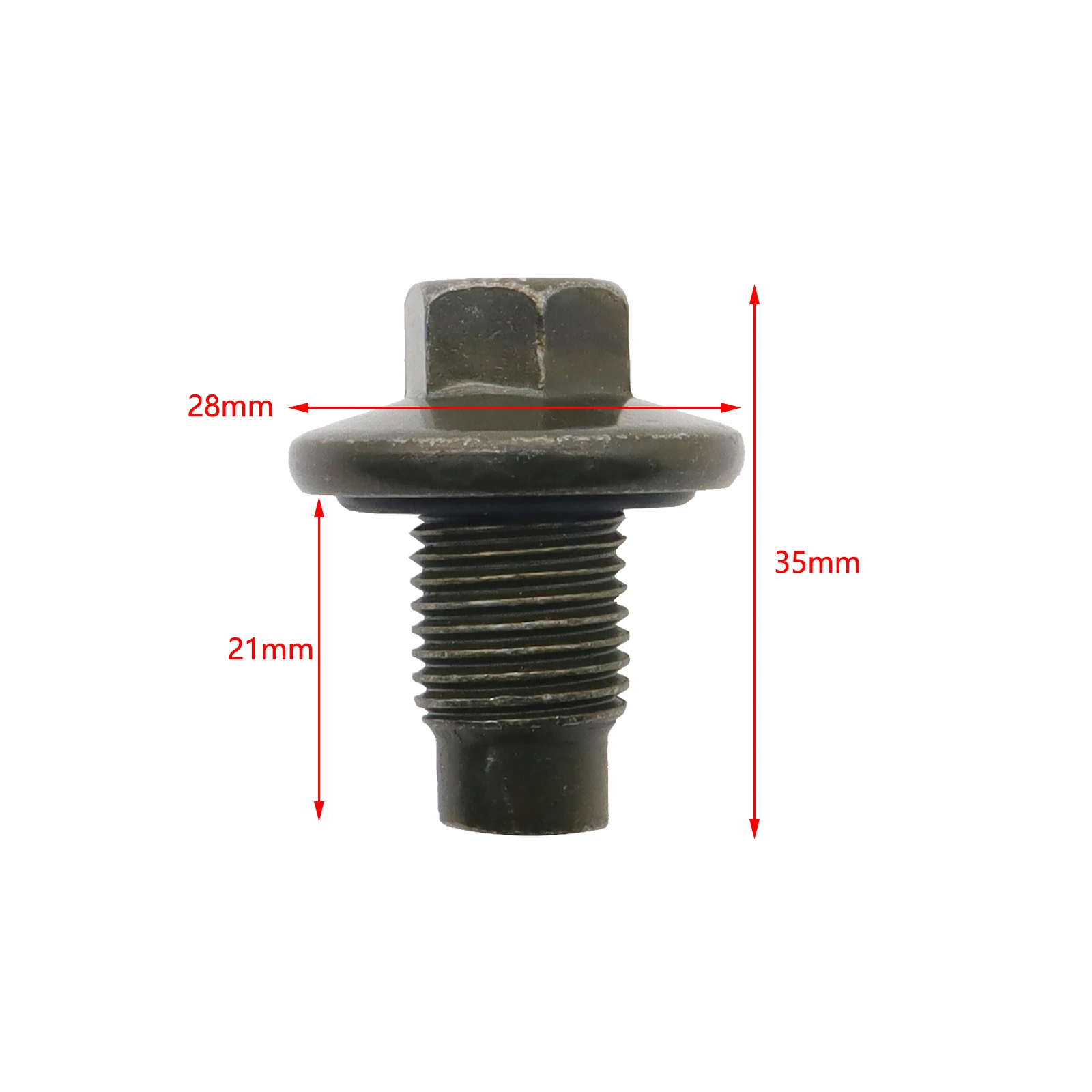 Car Engine Oil Pan Drain Nut Sump Plug Screw Bolt for Ford Mazda Jaguar Volvo Land Rover Jeep Dodge Chrysler 1E0010404 1013938 oil drain plug gasket oil drain plug seal washer