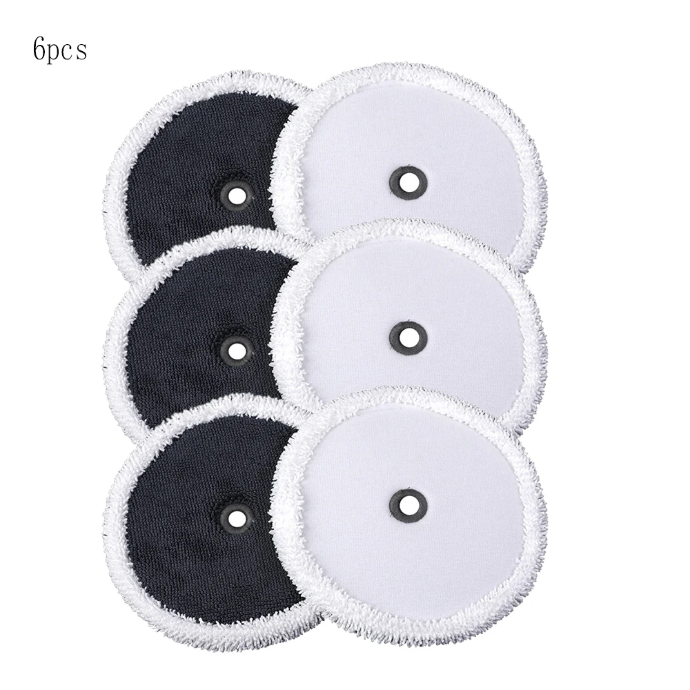 Almohadillas de fregona para aspiradora EVERYBOT, accesorio de repuesto para Robot de barrido EVERYBOT Edge RS700 RS500, 6 uds.