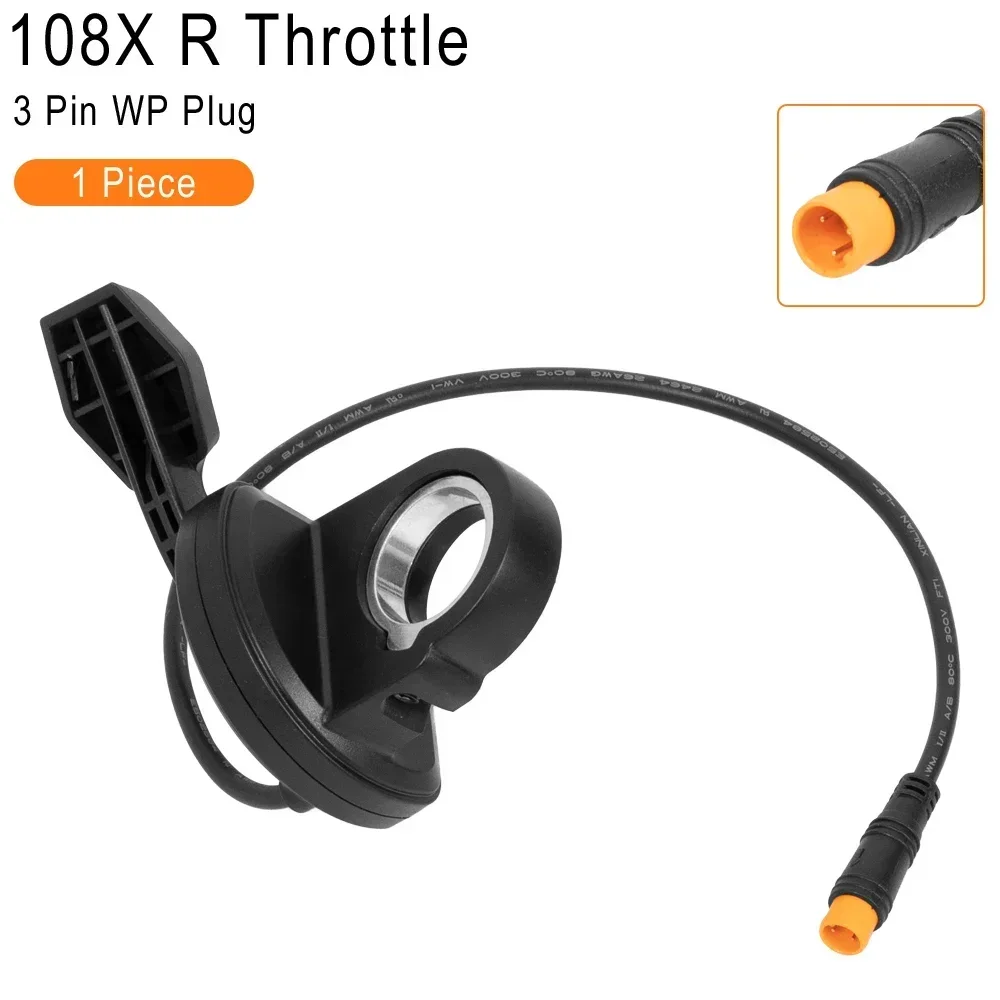 24V-72V 3Pin Wasserdicht WP/SM Stecker 108X Daumen-drossel Für E-Bike/elektrische Roller Rechts Hand Drossel Reparaturen Zubehör – Detail 6