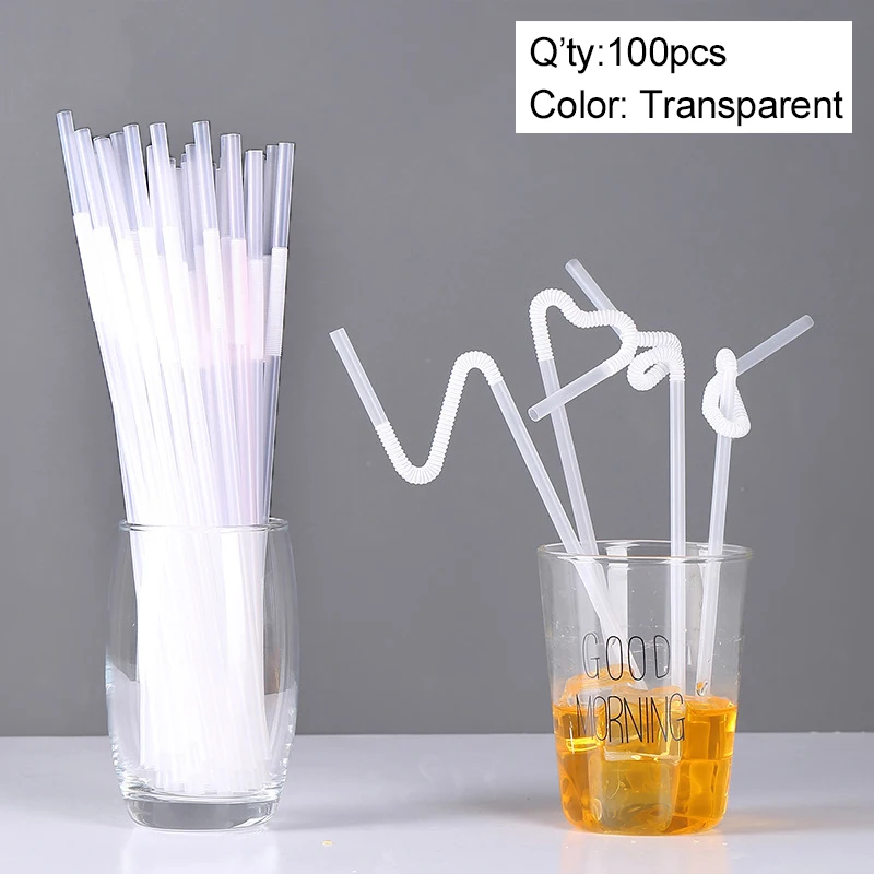 100 Stück Rosa Papierstrohhalme Gestreift – Einweg, Umweltfreundlich, Für Partys, Hochzeiten, Babyshowers