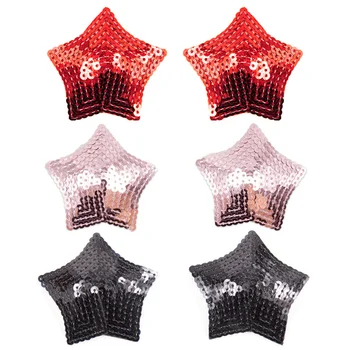 1Pair Sequin Pasties Stickers Women Lingerie Breast Bra Nipple Cover Self Adhesive Star Shape Bra Nipple Cover 1