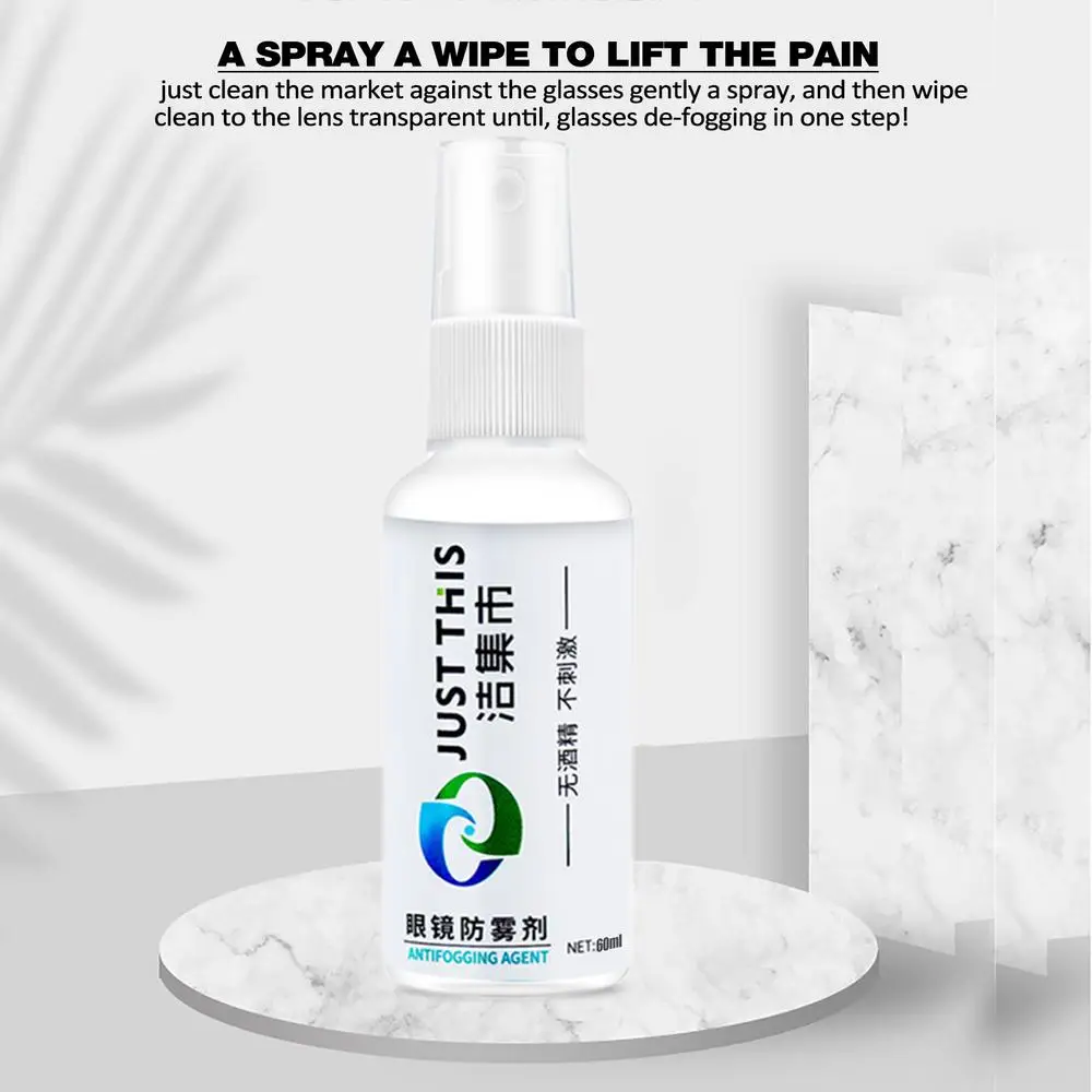 Anti Fog Spray For Goggles Car Windshield Lens Spray Antifogging Lens Cleaner Long-Lasting Anti-Mist Spray Anti Fog Solution For