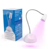 Focused Beam Portable Desktop Clip Mini Nail Lamp Dryer Machine Portable UV LED Nail Lamp Lights Curing Polish 18W Nail Art Lamp 6