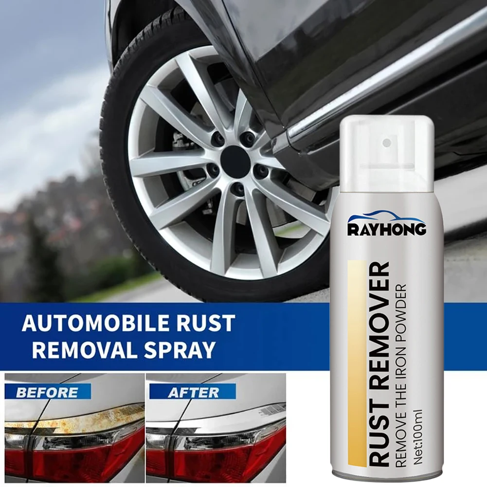 

New 100ml Powerful All-Purpose Rust Cleaner Spray Derusting Spray Car Maintenance Household Cleaning Tools Anti-rust Lubricant