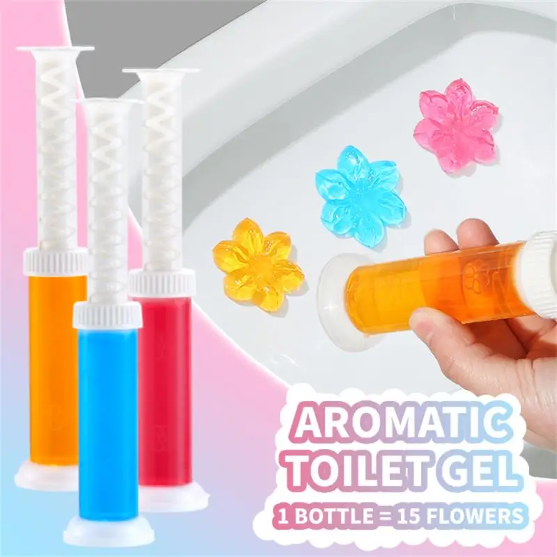 Aromatic Toilet Gel Cleaner Deodorant Air Freshener Fragrance Remove
