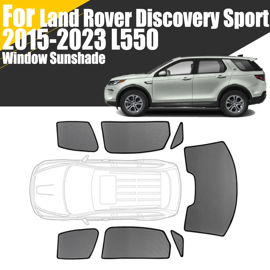 

Магнитный автомобильный солнцезащитный козырек на заказ для Land Rover Discovery Sport L550 2015-2023, занавеска, сетчатая Передняя занавеска на лобовое стекло