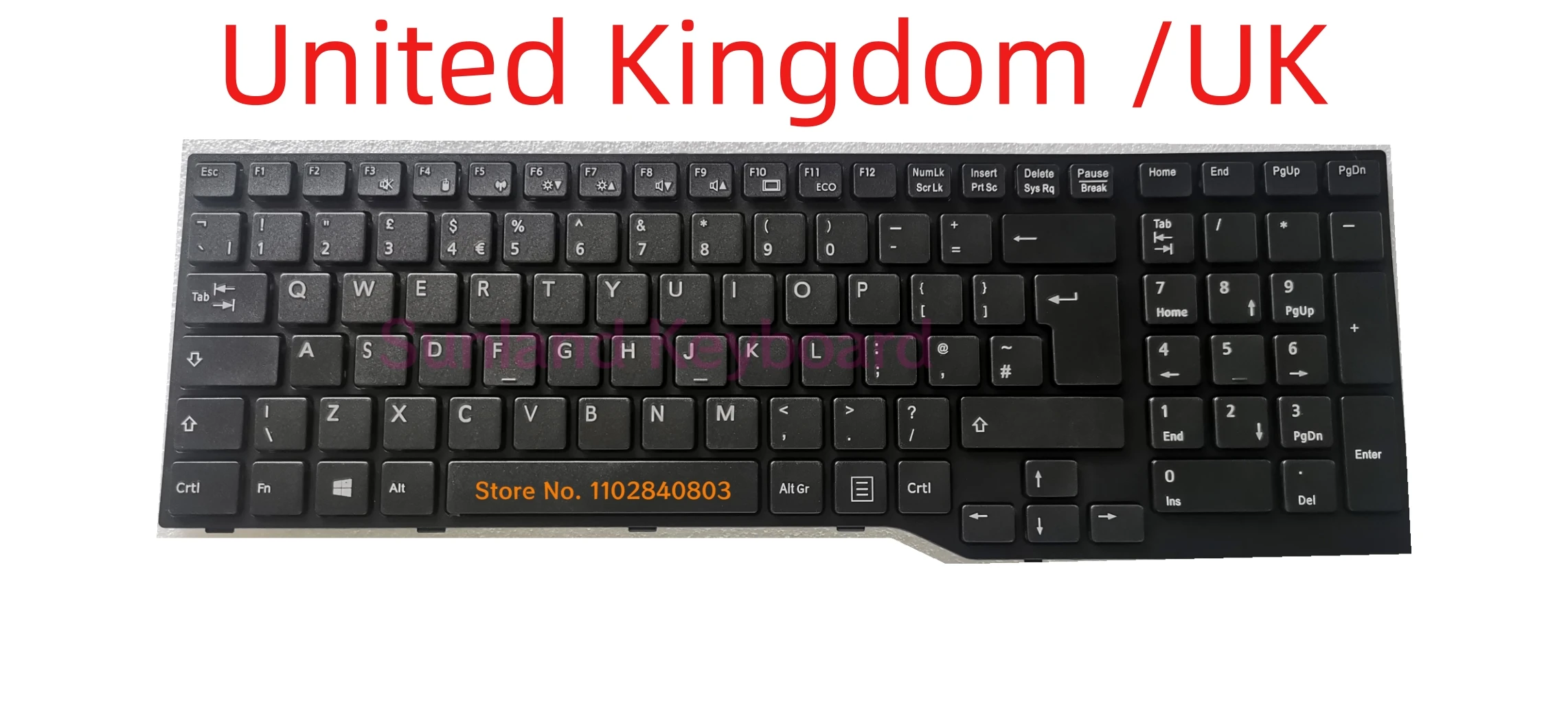 UI IT FR GR Keyboard For Fujitsu LifeBook A357 A359 A514 A544 A555 A557 AH355 AH356 AH456 AH524 AH544 AH555 AH564 AH565 AH574