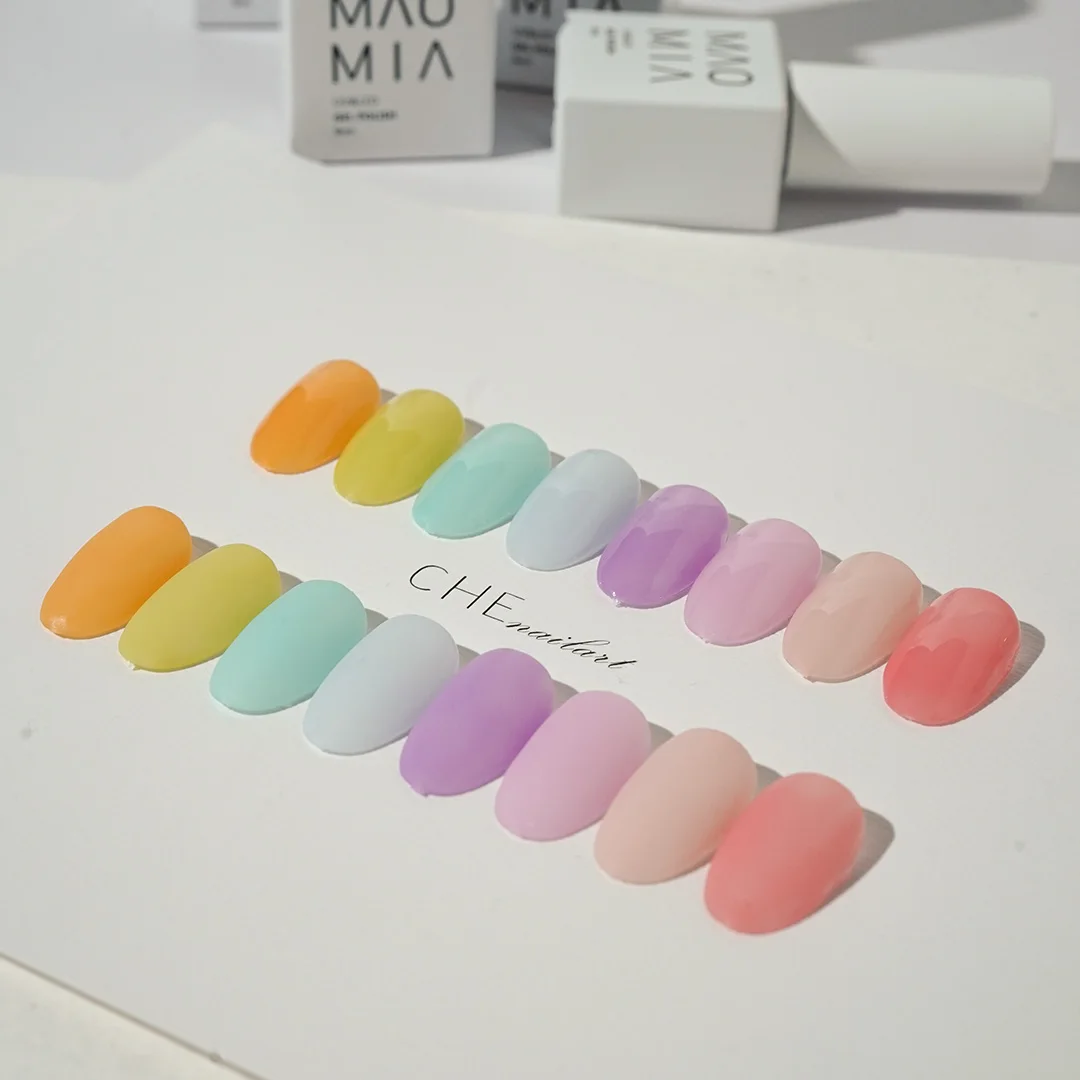 Vanilla Mint Color Syrup Gel Polish UV LED Transparent Gels