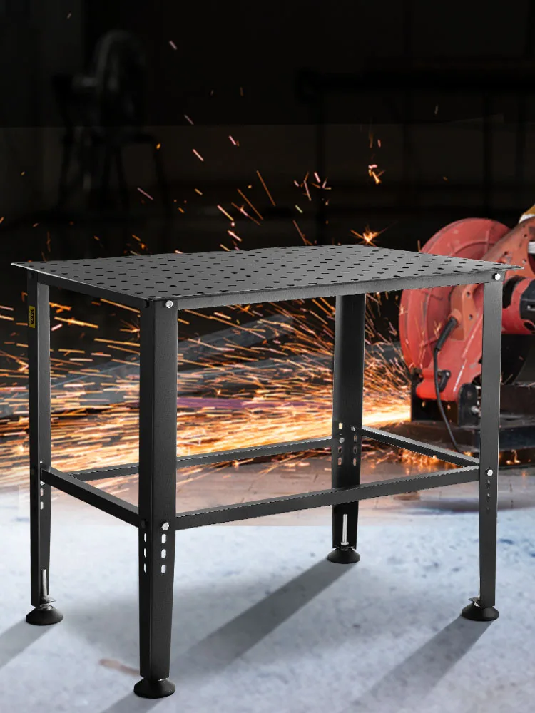 SucceBuy Welding Table 36" x 24" 800LBS Capacity Welding Workbench Table Heavy-Duty Work Bench for Welding Assembly Repair Works