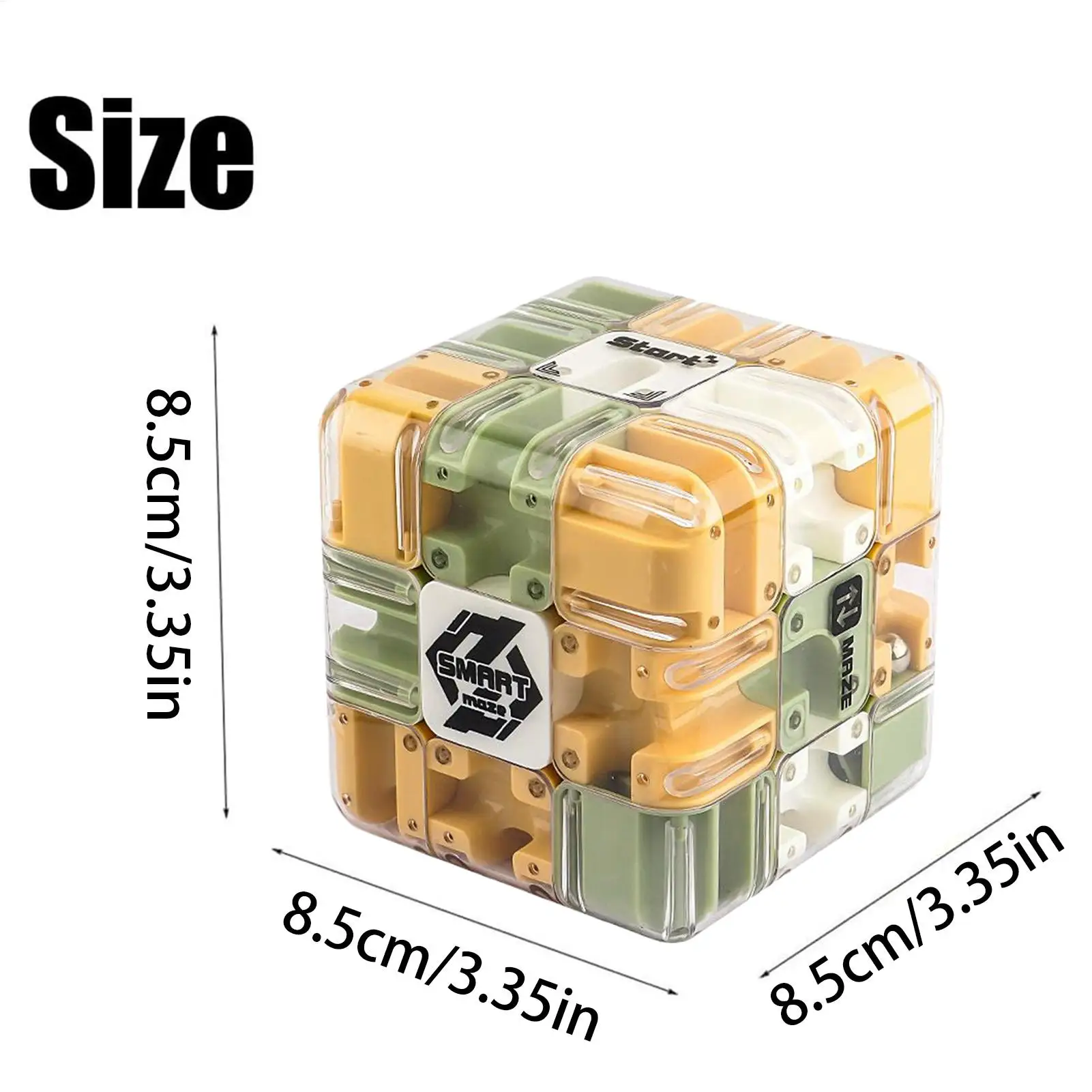 Maze Toy Interactive 3D Challenge Game Maze Cube for Classroom Party Birthday School Waiting Room Family Gathering Social Event