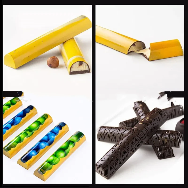 18 Cavities Polycarbonate PC Chocolate Mold Candy Mold Long Sticks Shape Candy Bonbons Fondant Ice Confectionery Mould