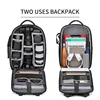 Men travel Professional SLR camera backpack With tripod bracket Detachable into a  40L travel waterproof 16 inch Laptop Backpack 3