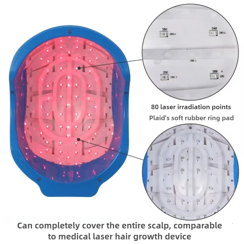 Infrared Light Therapy Cap Hair Growth Helmet Red Light Therapy for Hair Regrowth and Scalp Health