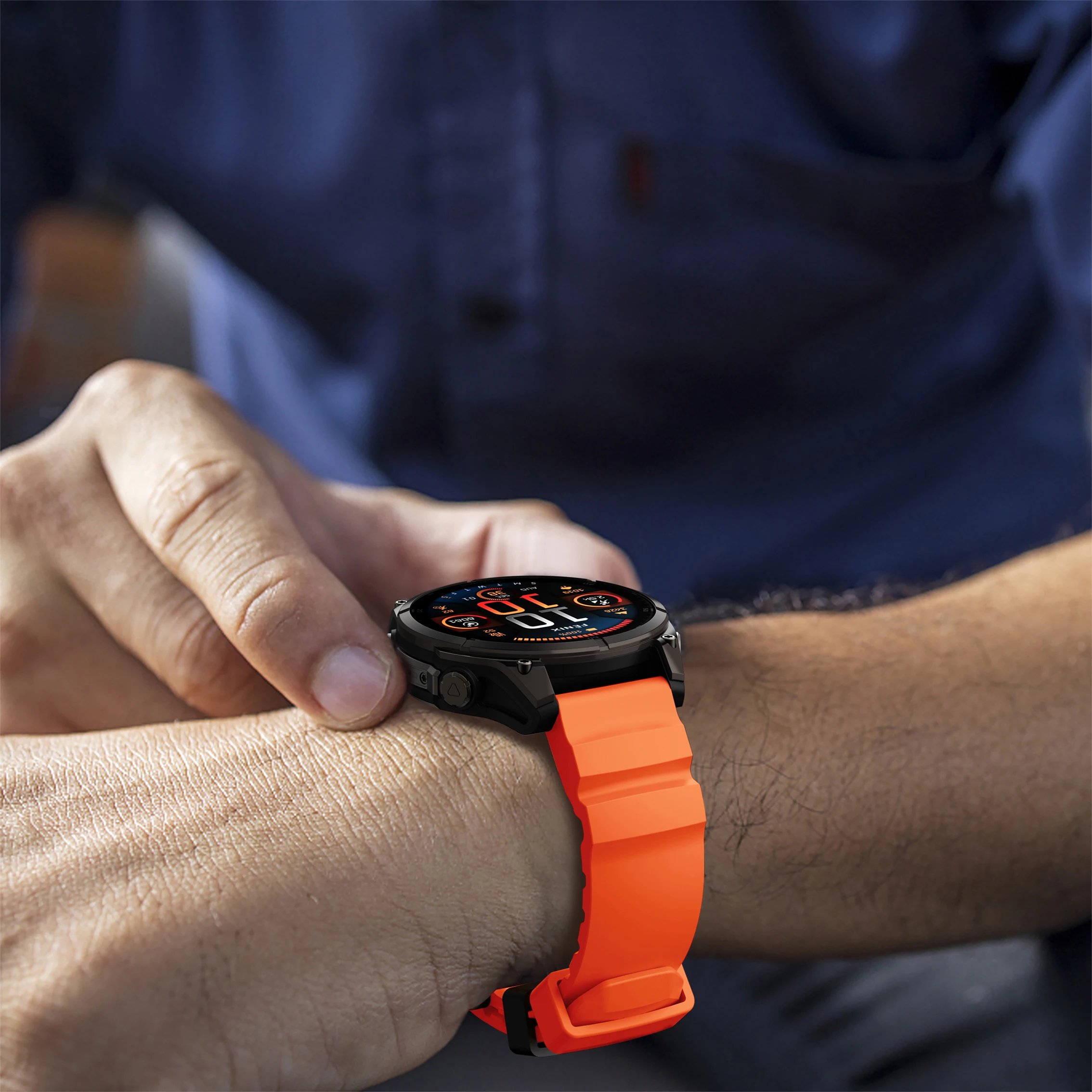Premium Silicone QuickFit Watch Strap - 26mm/22mm - Universal Fit