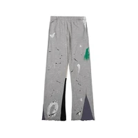 2025 new Men's sweatpants from a fashion brand are classic style splashed with graffiti letter print,and loose slacks 1