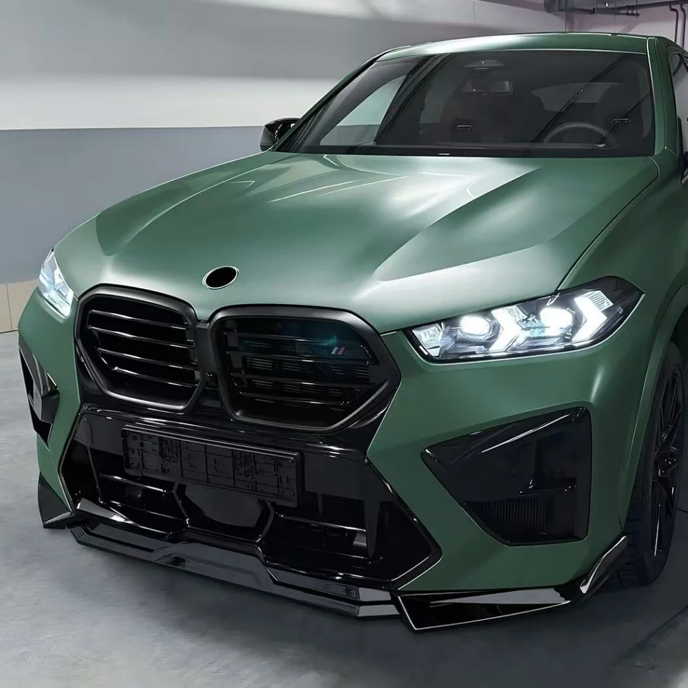 BMW X5M F95 X6M F96 LCI 2024+용 프론트 립 스포일러, 스플리터 바디 키트, 범용 프론트 립, 립 델란테로