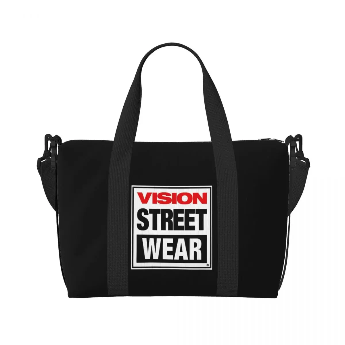 Cool Vision Street Wear Beach Tote Bag for Women Extra Large Gym Carry On Travel Shopping Bags