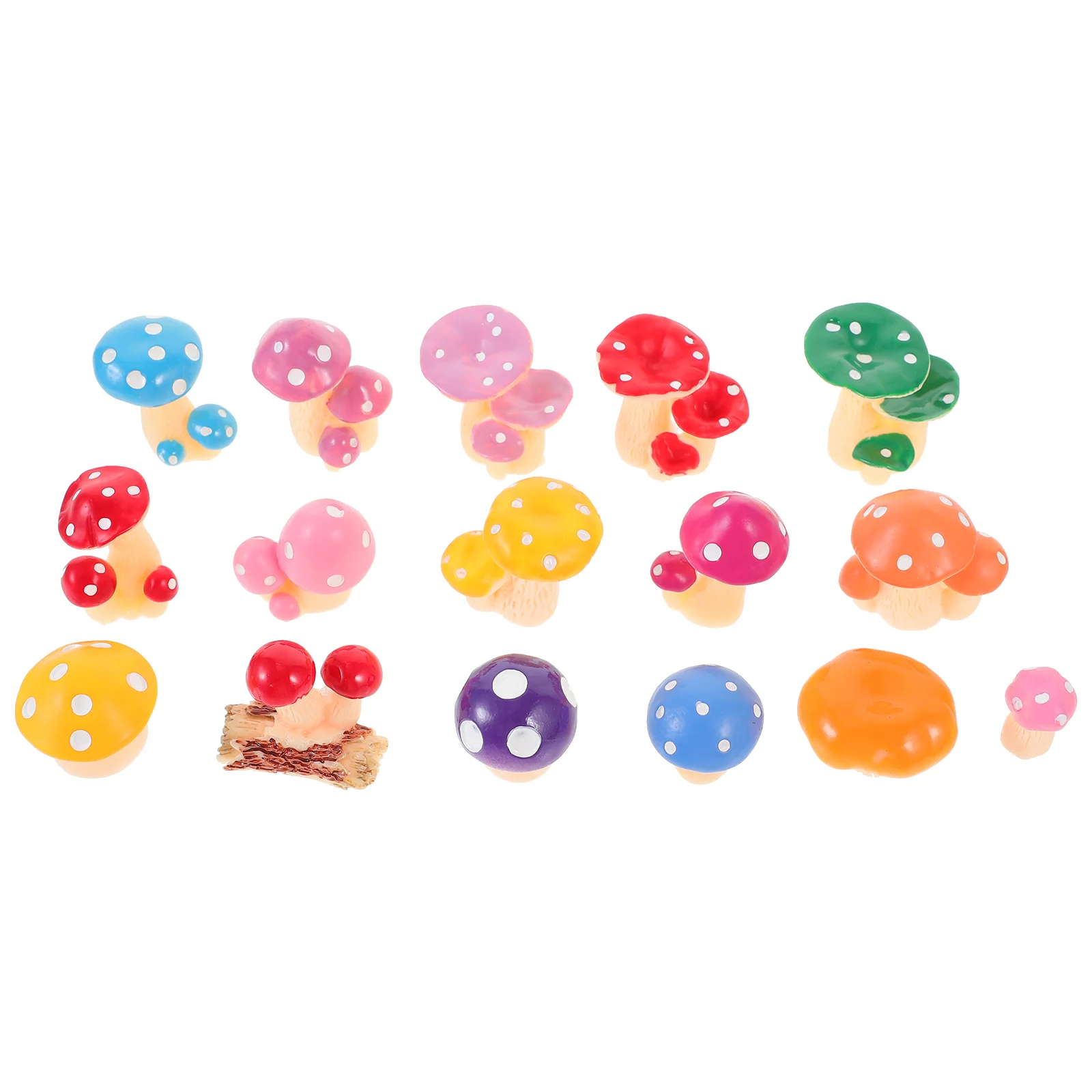 

Fairy Simulated Mushroom Crafts Garden Mushrooms Ornaments Resin Miniature Decoration