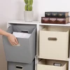 Fabric Cloth Storage Box for Book Clothes Toys Sundries Storage Foldable Closet Drawer Storage Organizer Bins Basket 3